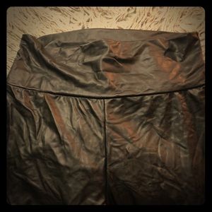 Faux leather leggings Charlotte Russe